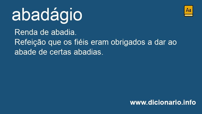 Significado de abadgio