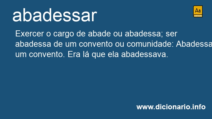 Significado de abadessas