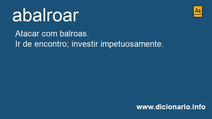 Significado de abalroars