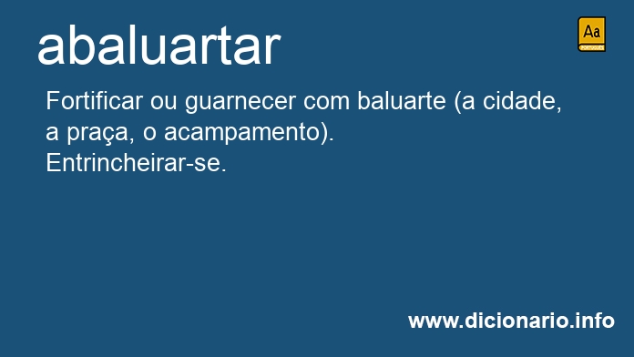 Significado de abaluarto