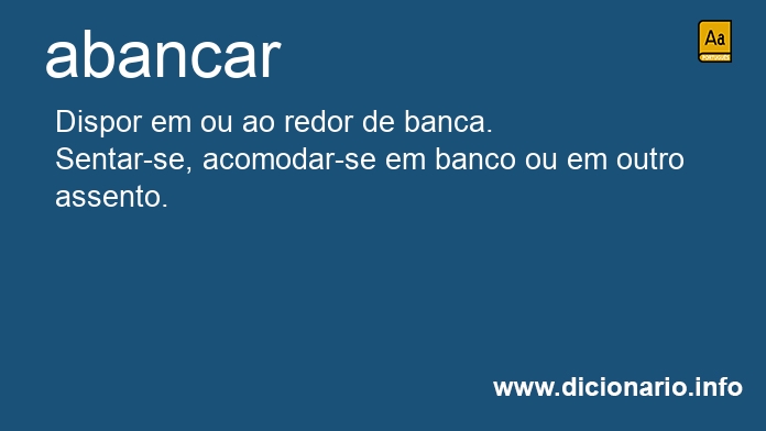 Significado de abancarei