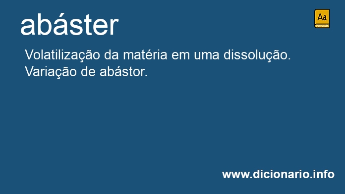 Significado de abster