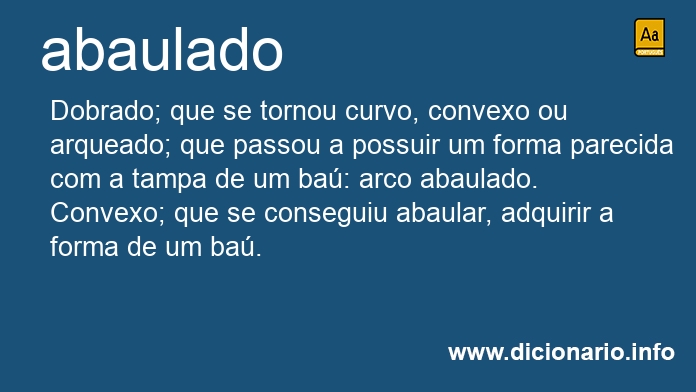 Significado de abaulado