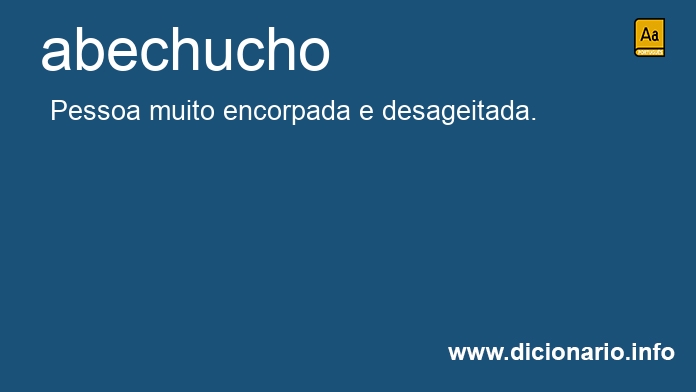 Significado de abechucho