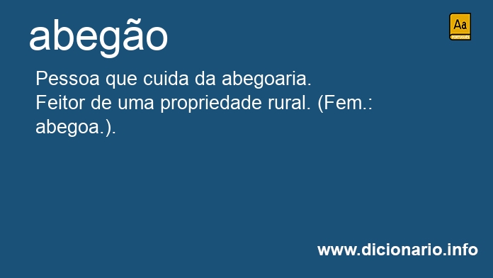 Significado de abego