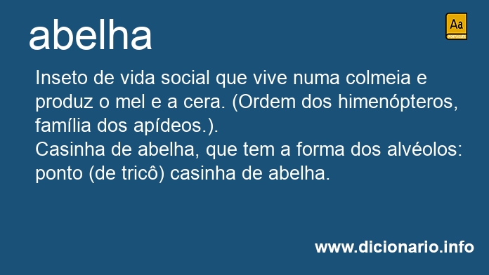 Significado de abelha