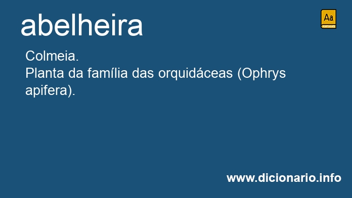 Significado de abelheira