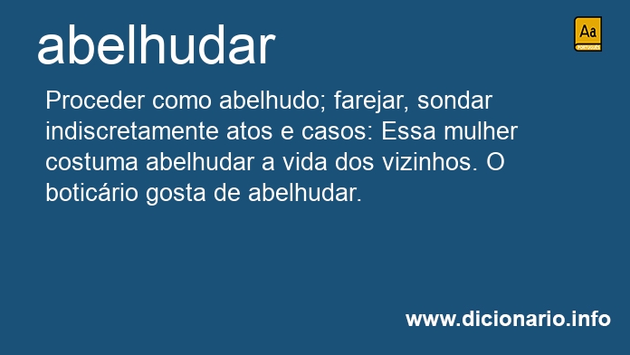 Significado de abelhudes