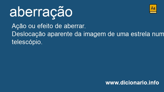Significado de aberrao
