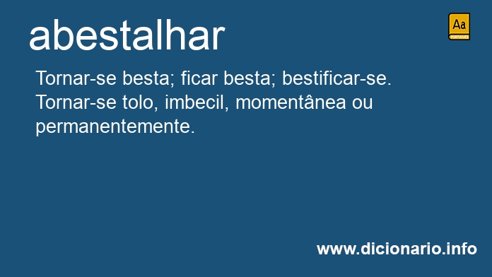 Significado de abestalhramos