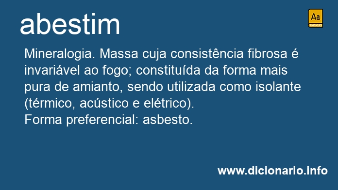 Significado de abestim