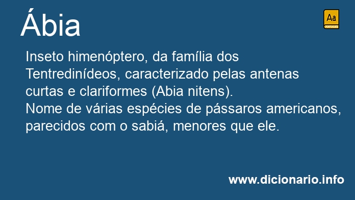 Significado de bia