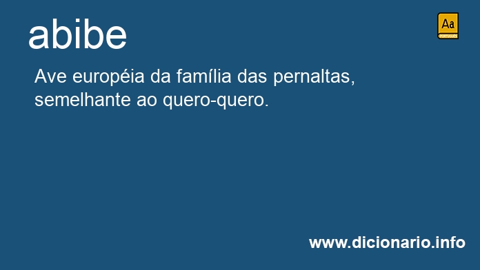 Significado de abibes