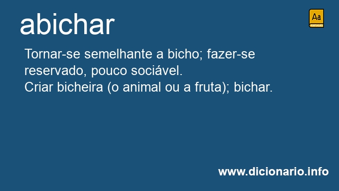 Significado de abichais