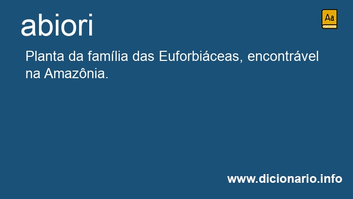 Significado de abiori