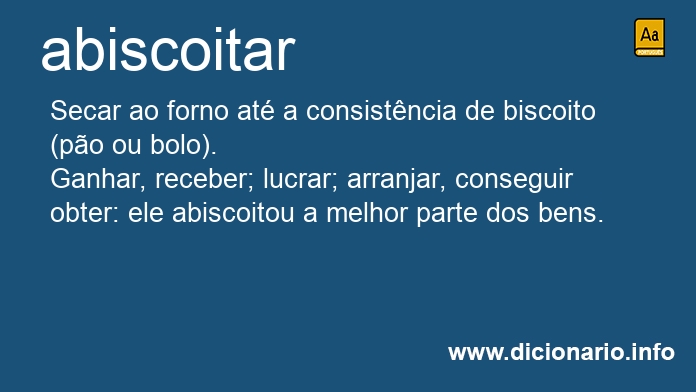 Significado de abiscoitam