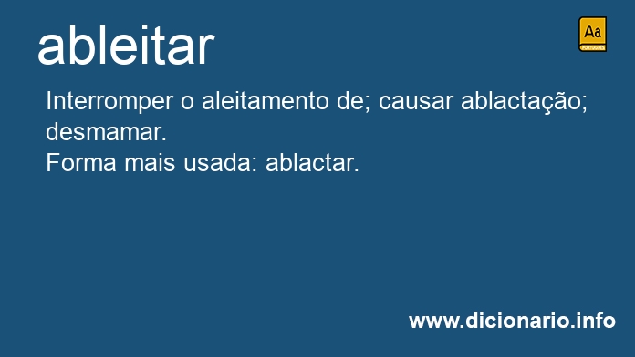 Significado de ableito