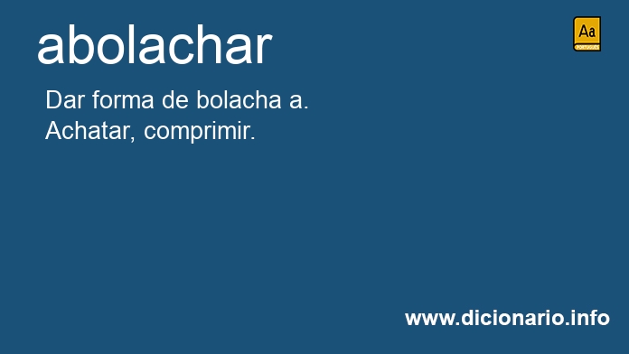 Significado de abolachem