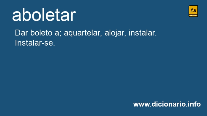 Significado de aboletveis