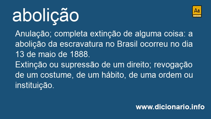 Significado de abolies