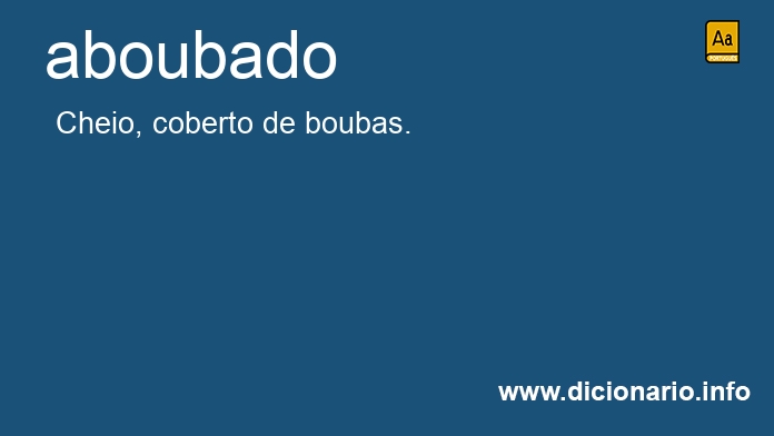 Significado de aboubada