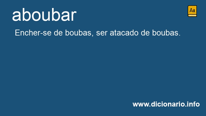 Significado de aboubar