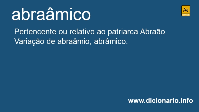 Significado de abramico