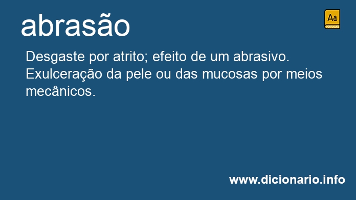 Significado de abraso