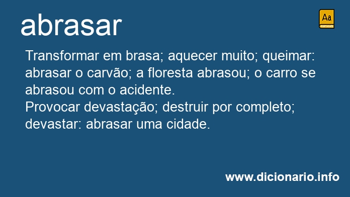 Significado de abrasarei