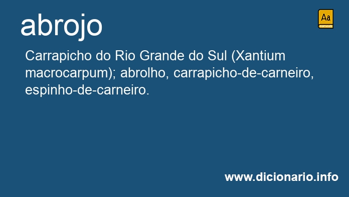 Significado de abrojo