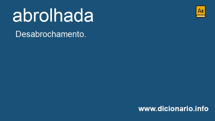 Significado de abrolhada