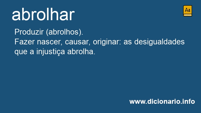 Significado de abrolhai