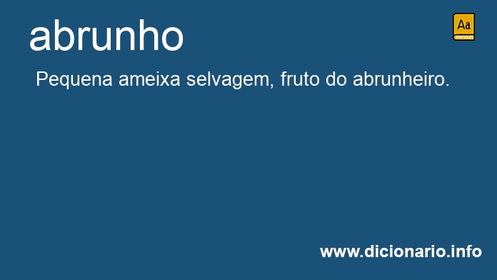 Significado de abrunha