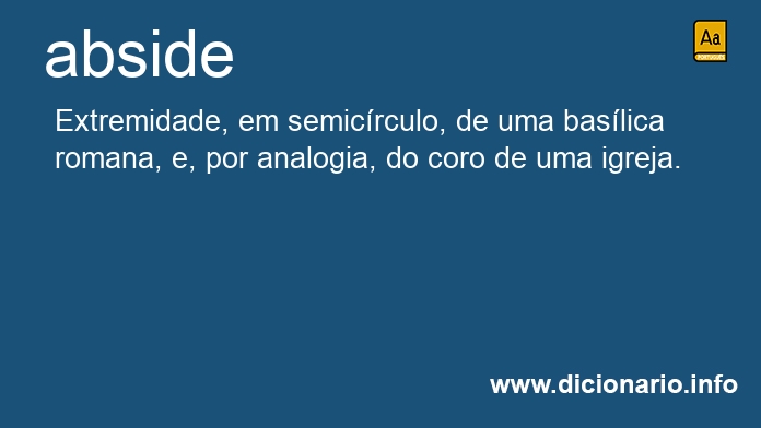 Significado de abside