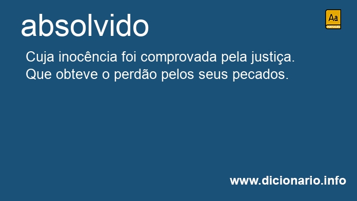 Significado de absolvida