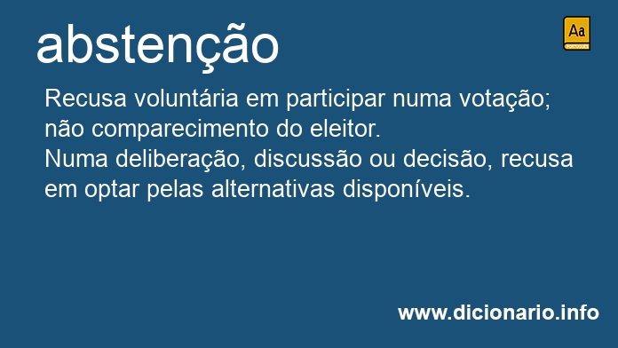 Significado de abstenes