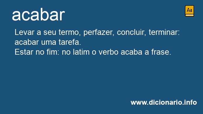Significado de acabveis