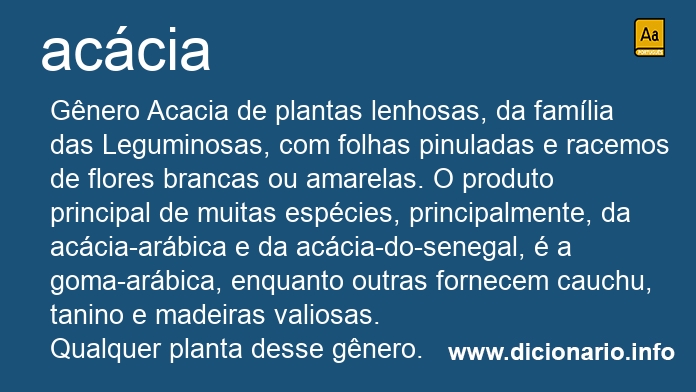 Significado de accia