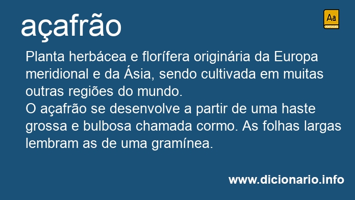 Significado de aafro