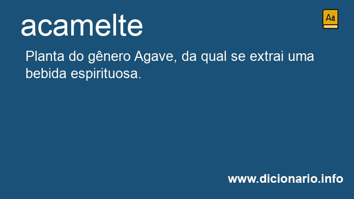 Significado de acamelte