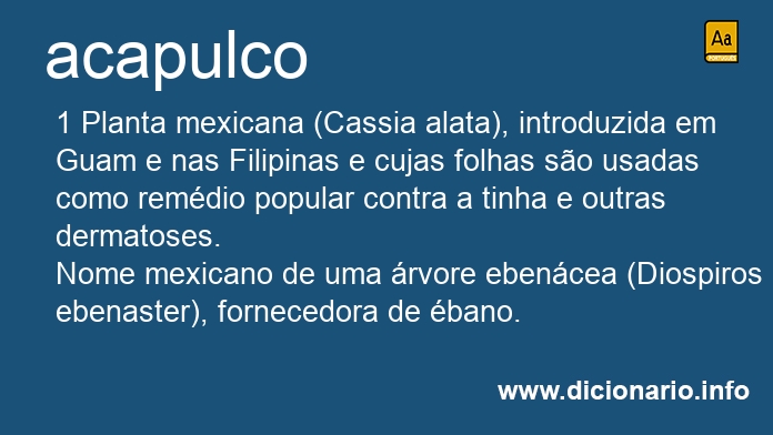 Significado de acapulco