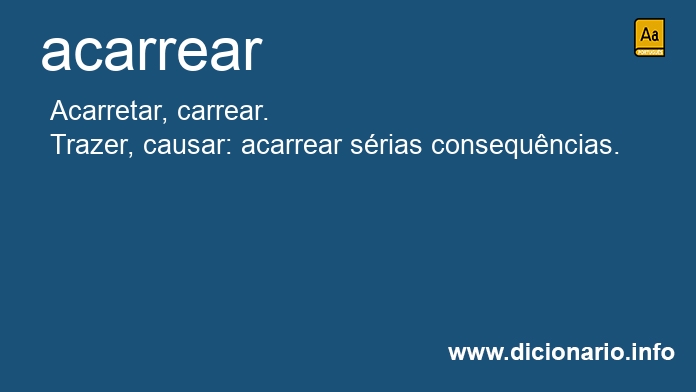 Significado de acarreiem