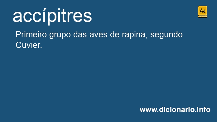 Significado de accpitres
