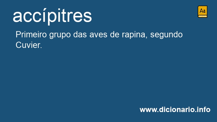 Significado de accpitres