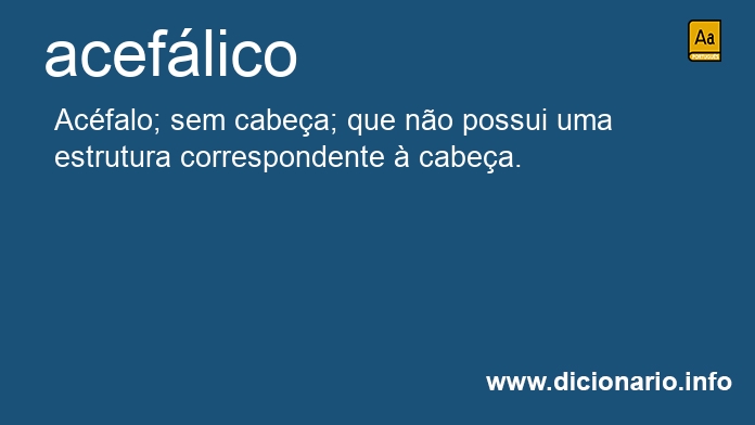 Significado de aceflica