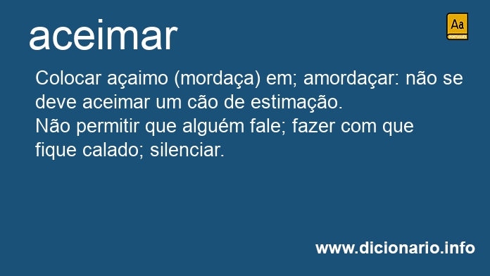 Significado de aceimaras