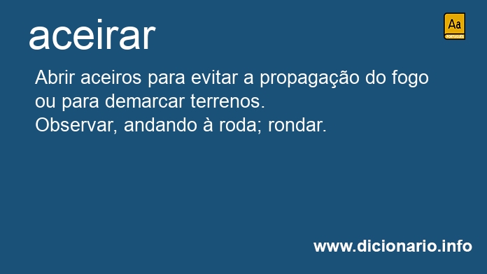 Significado de aceirar