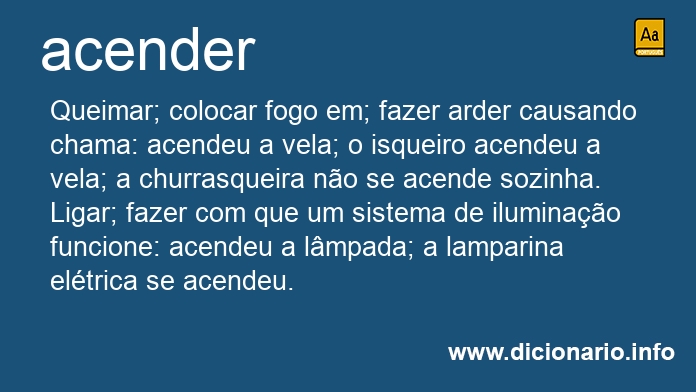 Significado de acenderdes