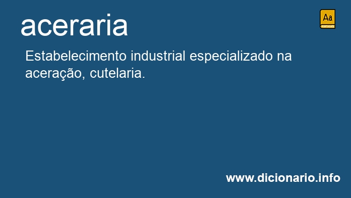 Significado de aceraria