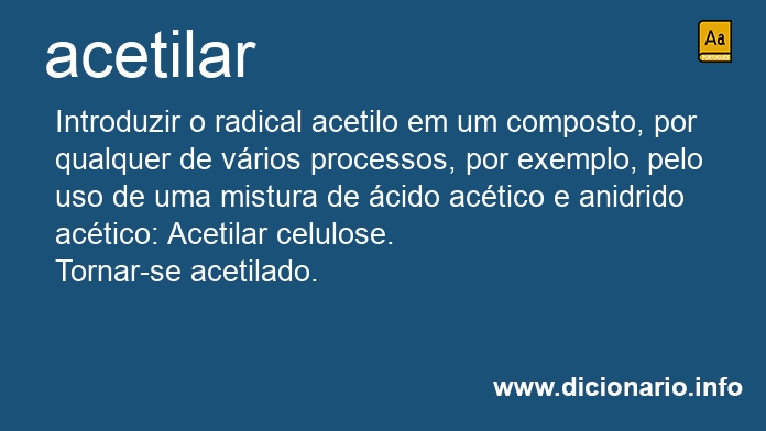 Significado de acetila